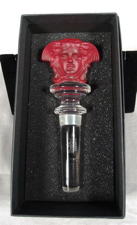 rosenthal versace wine stopper.